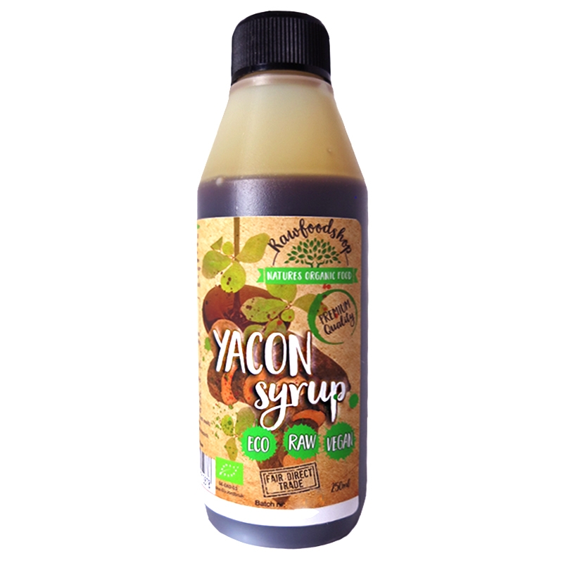 Yaconsirap EKO 250 ml i gruppen Råvaror & Dryck / Bakning / Sirap hos Rawfoodshop Scandinavia AB (RSOT250508E)