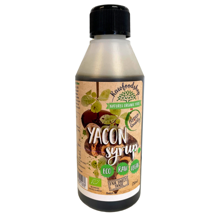Yaconsirap EKO 250 ml i gruppen Råvaror & Dryck / Bakning / Sirap hos Rawfoodshop Scandinavia AB (RSOT250508E)