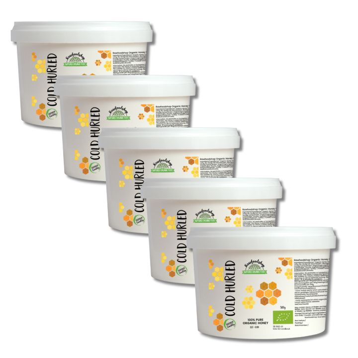 Honung Kallrörd EKO 500g x 5 paket i gruppen Råvaror & Dryck / Bakning / Honung hos Rawfoodshop Scandinavia AB (RSOT350393E5-SET5)