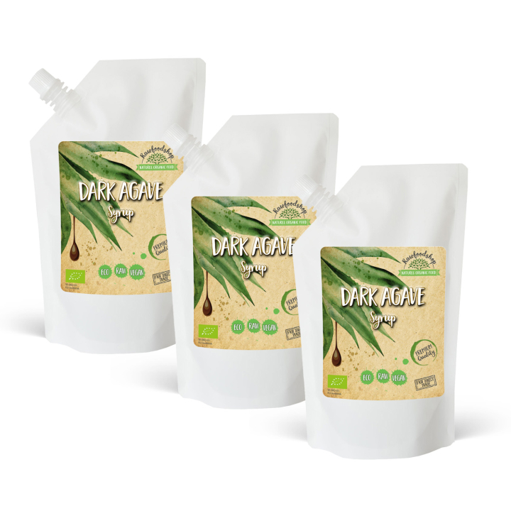 Agave Sirap Mörk EKO 1000ml x 3 paket i gruppen Råvaror & Dryck / Bakning / Sirap hos Rawfoodshop Scandinavia AB (RSOT500300E1-SET3)