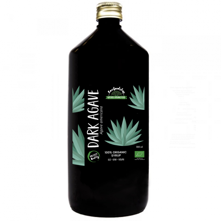 Agave Sirap Mörk EKO 1000ml i gruppen Råvaror & Dryck / Bak & Matlagning / Sötning / Agave hos Rawfoodshop Scandinavia AB (RSOT500300E1)