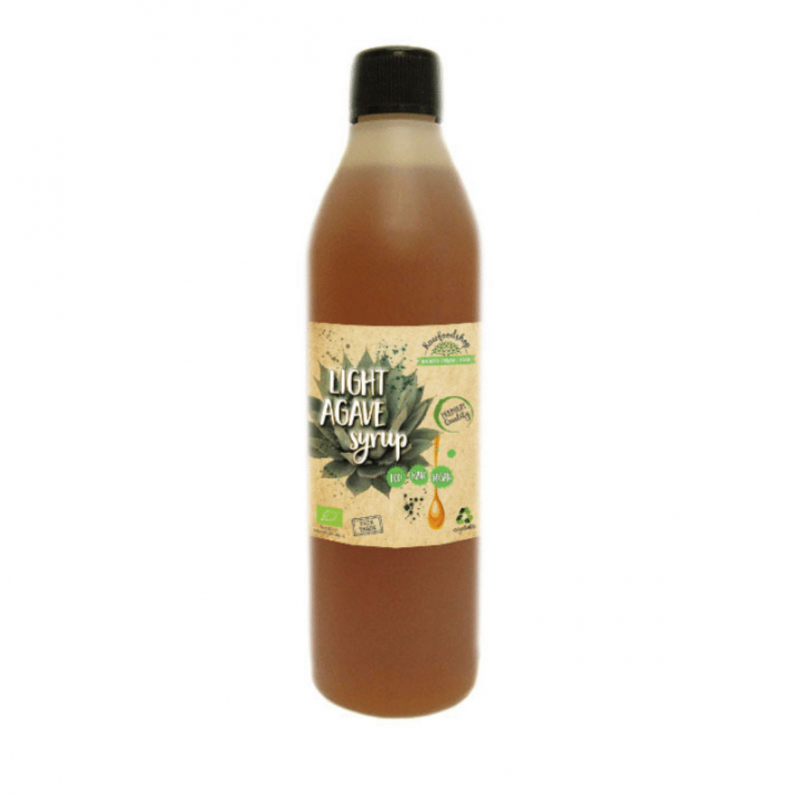 Agave Sirap Ljus EKO 500ml i gruppen Råvaror & Dryck / Bakning / Sirap hos Rawfoodshop Scandinavia AB (RSOT500301E)