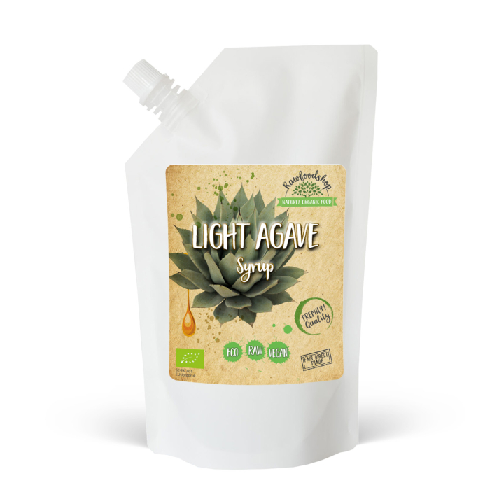 Agave Sirap Ljus EKO 500ml i gruppen Råvaror & Dryck / Bakning / Sirap hos Rawfoodshop Scandinavia AB (RSOT500301E)