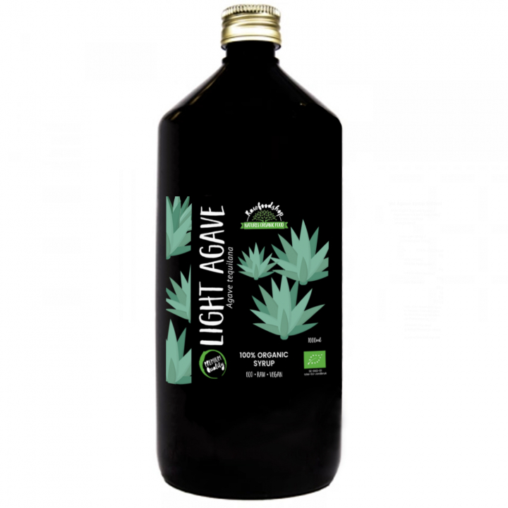 Agave Sirap Ljus EKO 1000ml i gruppen Råvaror & Dryck / Bakning / Sirap hos Rawfoodshop Scandinavia AB (RSOT500301E11)