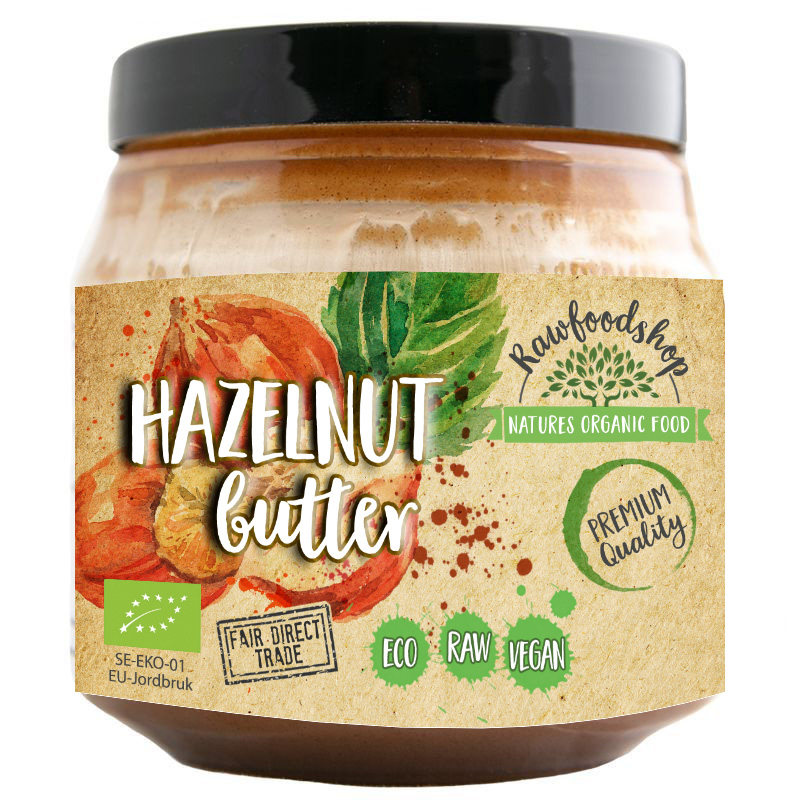 Hasselnötssmör Raw EKO 250g i gruppen Råvaror & Dryck / Nötter / Hasselnötter hos Rawfoodshop Scandinavia AB (S17220)
