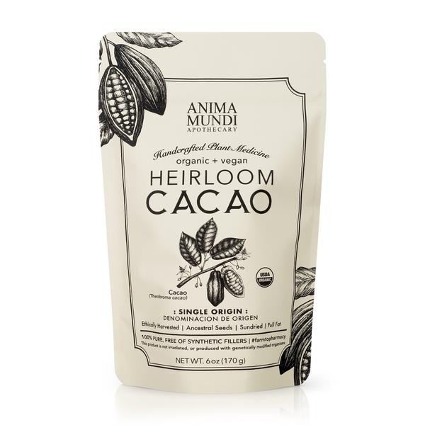Anima Mundi Heirloom Cacao EKO 170g i gruppen Råvaror & Dryck / Bak & Matlagning / Kakaoprodukter hos Rawfoodshop Scandinavia AB (SAM031)