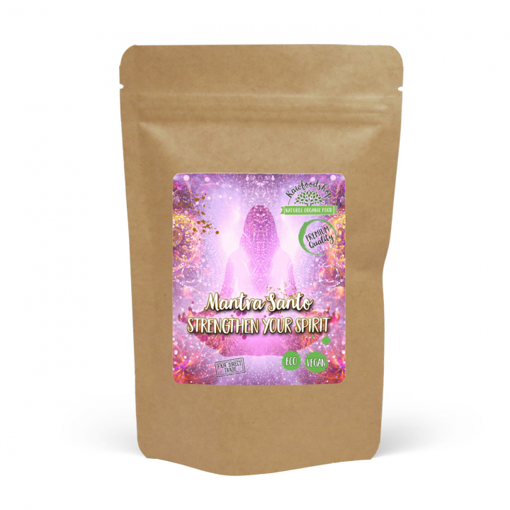 Mantra Palo Santo Strengthen your spirit 5 st i gruppen Hem & Själ / Ritual & Cermoni / Rökelse, Ljus & Dofter hos Rawfoodshop Scandinavia AB (SANTO-1)