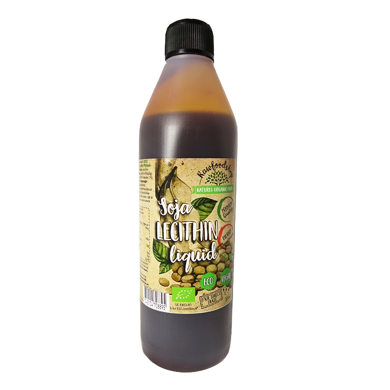 Soja Lecitin Flytande EKO 500ml i gruppen Råvaror & Dryck / Bakning / Ingredienser Övriga / Lecitin hos Rawfoodshop Scandinavia AB (SBL50)