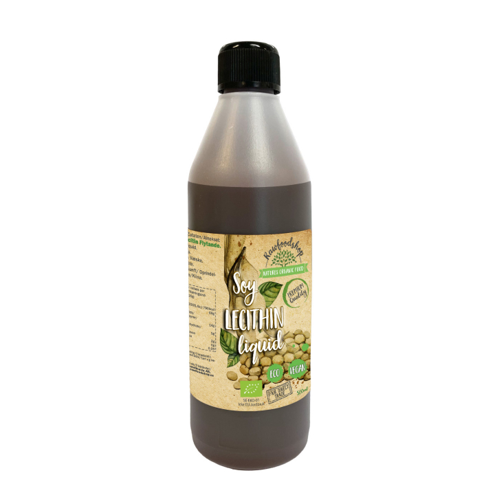 Soja Lecitin Flytande EKO 500ml i gruppen Råvaror & Dryck / Bakning / Ingredienser Övriga hos Rawfoodshop Scandinavia AB (SBL50)