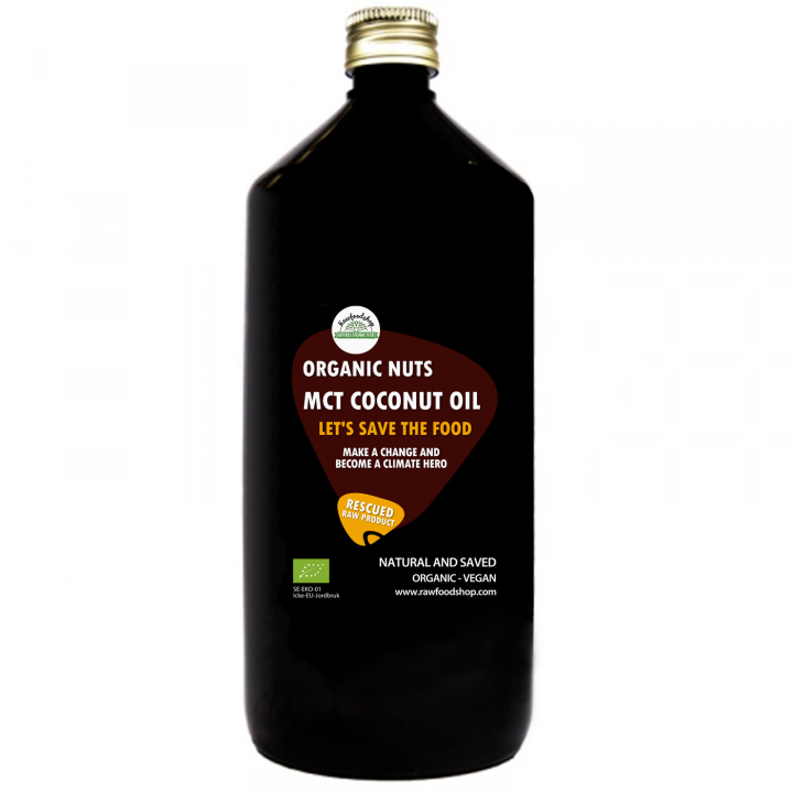 Kokosolja MCT 1000 ml i gruppen Råvaror & Dryck / Skafferiet / Smör & Oljor hos Rawfoodshop Scandinavia AB (SF10981111)