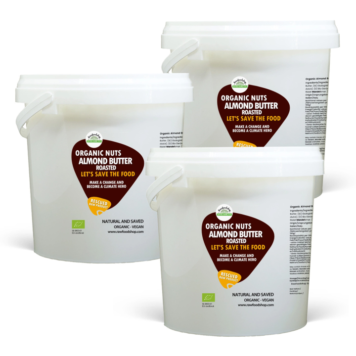 Mandelsmör Rostat EKO 1kg x 3 paket i gruppen Råvaror & Dryck / Nötter / Nötsmör hos Rawfoodshop Scandinavia AB (SF1141-SET3)