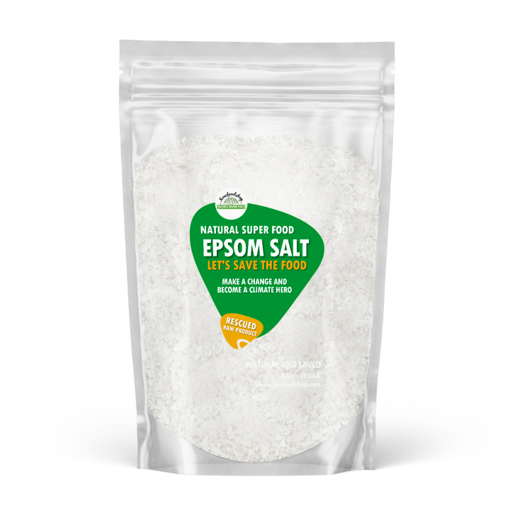 Epsom Salt 1kg i gruppen Kroppsvård / DIY Råvaror / Naturliga tillsatser hos Rawfoodshop Scandinavia AB (SF114443)