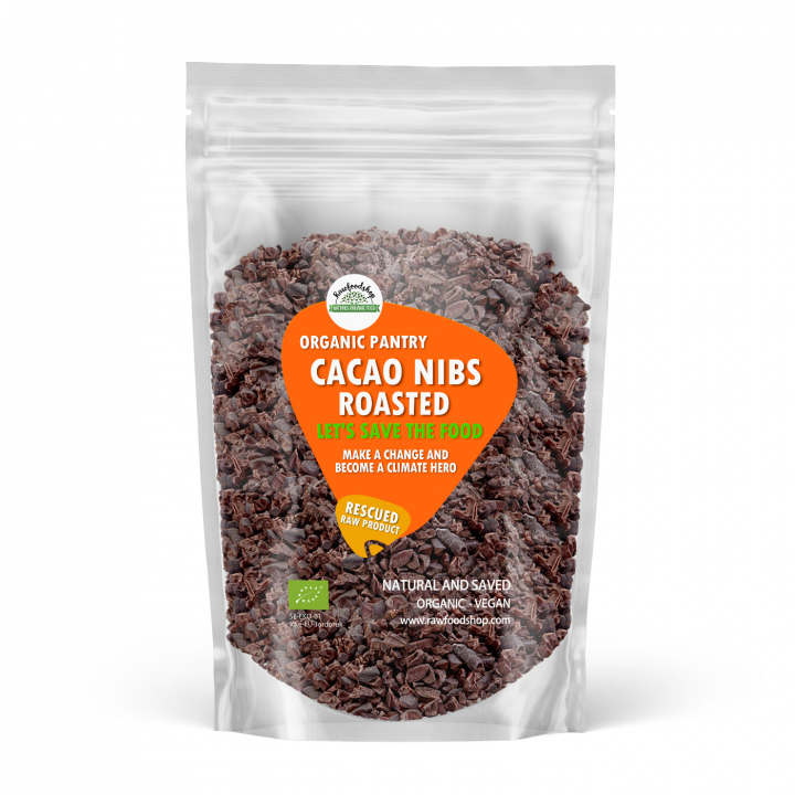 Kakaonibs Rostade EKO 1kg i gruppen Råvaror & Dryck / Bak & Matlagning / Kakaoprodukter hos Rawfoodshop Scandinavia AB (SF132510)
