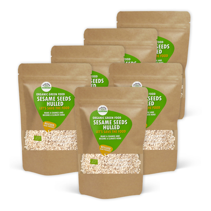 Sesamfrön skalade EKO 1kg x 6 paket i gruppen Råvaror & Dryck / Hälsokost / Frön hos Rawfoodshop Scandinavia AB (SF141301SET)