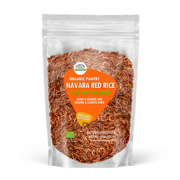 Ris Rött Ayurveda Navara EKO 1kg i gruppen Råvaror & Dryck / Skafferiet / Ris & Korn hos Rawfoodshop Scandinavia AB (SF1515021)