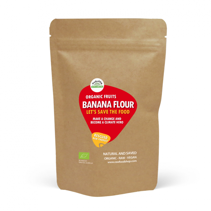 Bananmjöl EKO 1kg i gruppen Råvaror & Dryck / Frukt & Bär / Banan hos Rawfoodshop Scandinavia AB (SF18320-1)