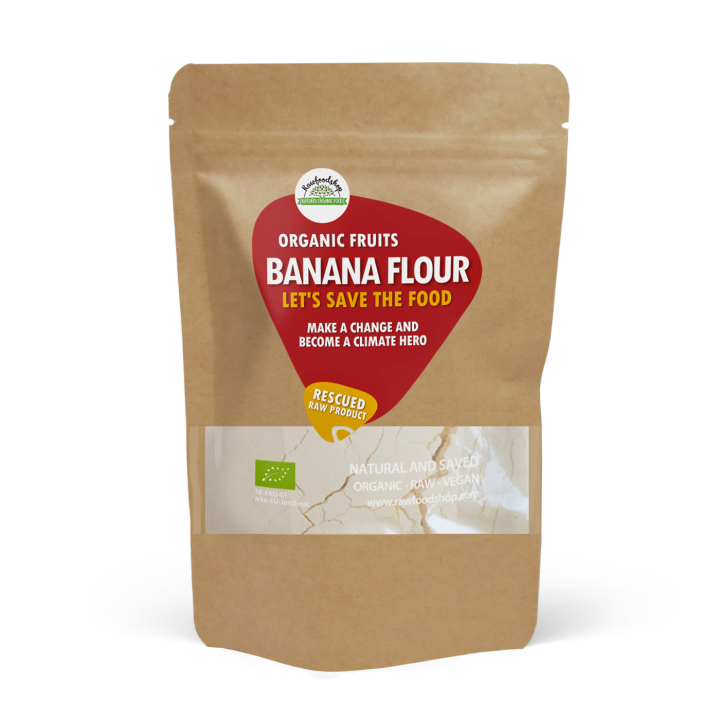 Bananmjöl EKO 1kg i gruppen Råvaror & Dryck / Frukt & Bär / Banan hos Rawfoodshop Scandinavia AB (SF18320-1)