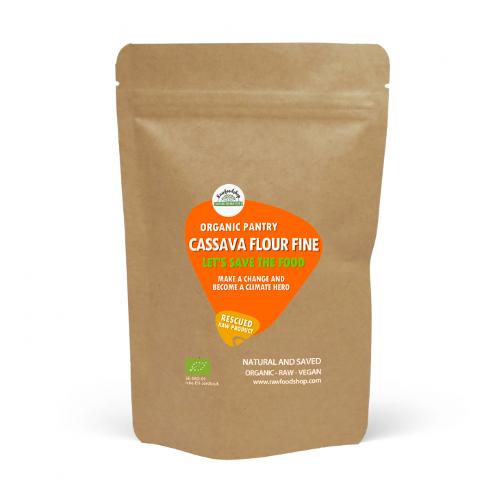 Cassava Mjöl Finmalt EKO 1kg i gruppen Råvaror & Dryck / Bak & Matlagning / Mjöler hos Rawfoodshop Scandinavia AB (SF501951)