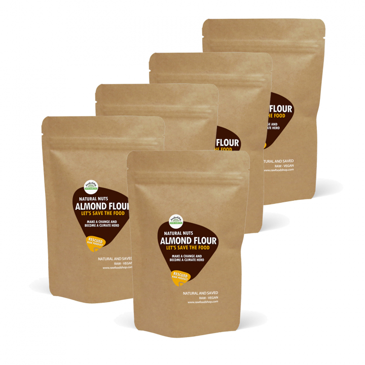 Mandelmjöl RAW 1 kg 5st paket i gruppen Råvaror & Dryck / Bakning / Mjöler / Mandelmjöl hos Rawfoodshop Scandinavia AB (SF53022010-1SET)