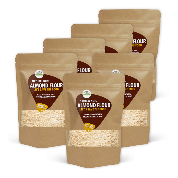 Mandelmjöl RAW 1kg x 6 paket i gruppen Råvaror & Dryck / Bakning / Mjöler / Mandelmjöl hos Rawfoodshop Scandinavia AB (SF53022010-1SET)