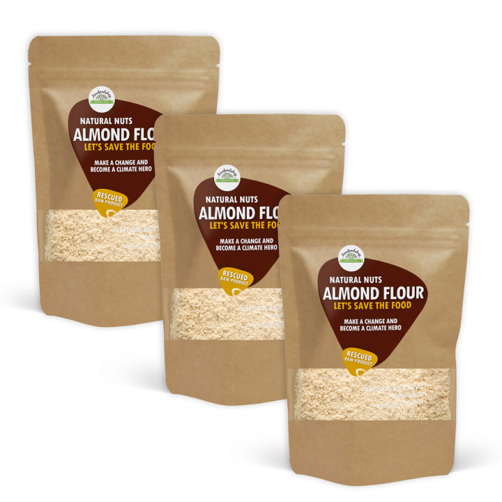 Mandelmjöl RAW 1kg x 3 paket i gruppen Råvaror & Dryck / Bakning / Mjöler / Mandelmjöl hos Rawfoodshop Scandinavia AB (SF530220101-SET3)
