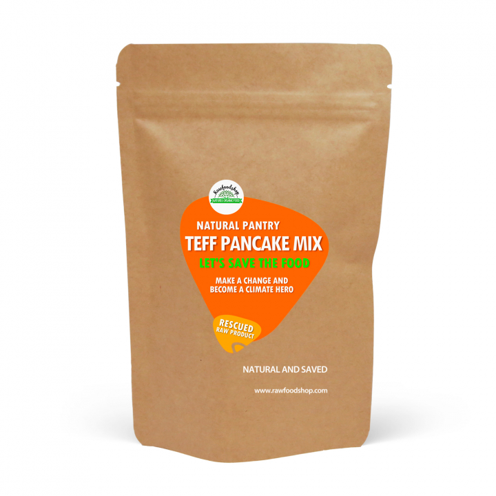 Teff Pannkaksmix 1kg i gruppen Råvaror & Dryck / Bak & Matlagning / Bakmixar hos Rawfoodshop Scandinavia AB (SF92871)
