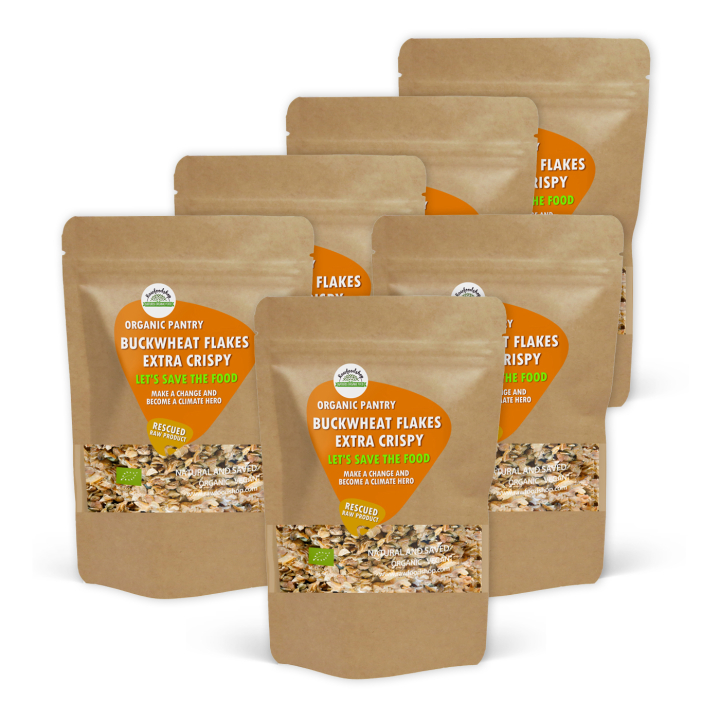 Boveteflakes Krispiga EKO 500g x 6 paket i gruppen Råvaror & Dryck / Bakning / Gryn, flingor & puffar hos Rawfoodshop Scandinavia AB (SFBFK205SET)