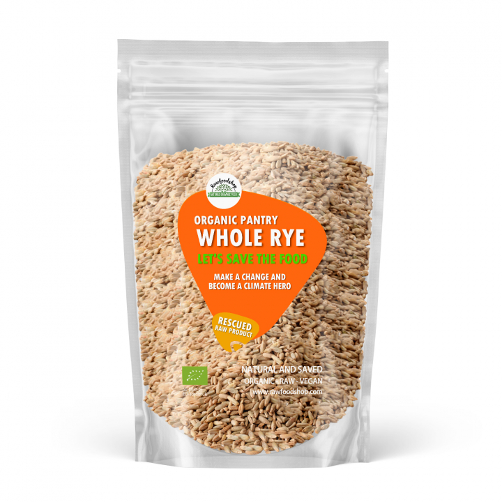 Råg Hel EKO 1kg i gruppen Råvaror & Dryck / Skafferiet / Ris & Korn hos Rawfoodshop Scandinavia AB (SFFRO151)