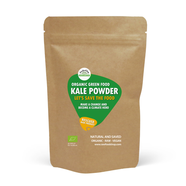 Grönkål Pulver EKO 500g i gruppen Hälsa / Örter, Alger & Svampar / Greenfood hos Rawfoodshop Scandinavia AB (SFGKP50)
