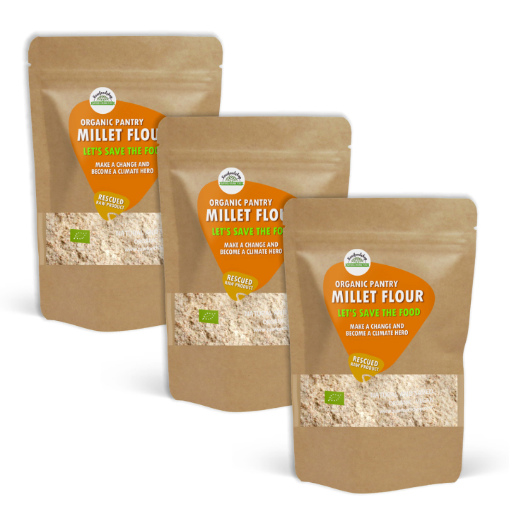 Hirsmjöl EKO 1kg x 3 paket i gruppen Råvaror & Dryck / Bakning / Mjöler hos Rawfoodshop Scandinavia AB (SFGLUMJOL0011-SET3)