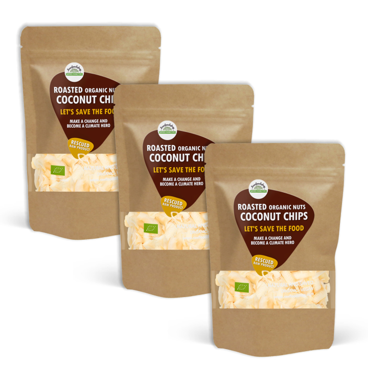 Kokoschips Rostade EKO 500g x 3 paket i gruppen Råvaror & Dryck / Nötter / Kokos hos Rawfoodshop Scandinavia AB (SFKCR20500-SET3)