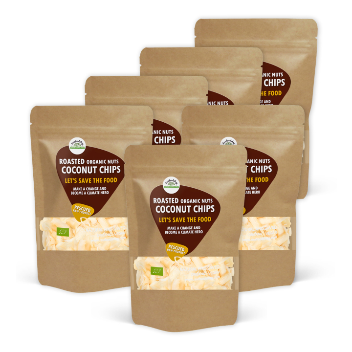 Kokoschips Rostade EKO 500g x 6 paket i gruppen Råvaror & Dryck / Nötter / Kokos hos Rawfoodshop Scandinavia AB (SFKCR20500SET)