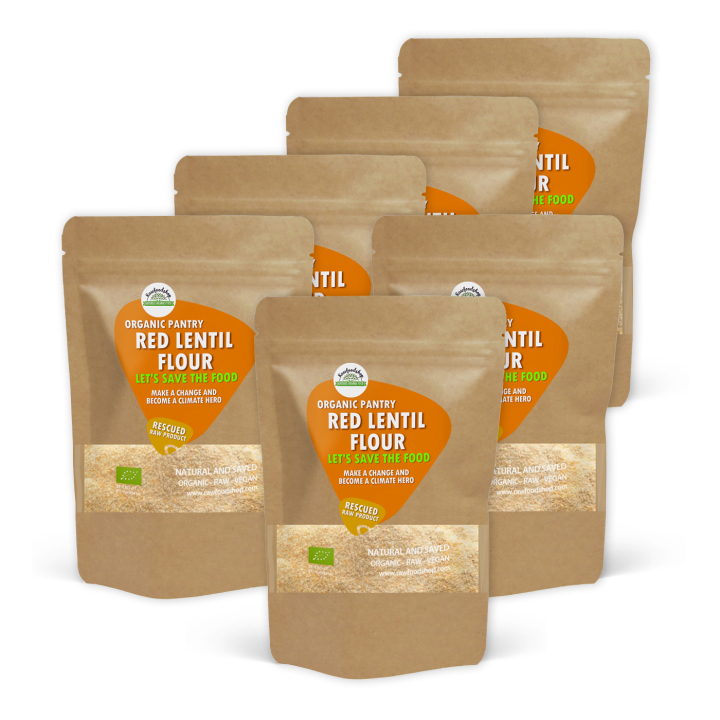 Linsmjöl Rött EKO 1kg x 6 paket i gruppen Råvaror & Dryck / Bakning / Mjöler hos Rawfoodshop Scandinavia AB (SFLINSMJOLROTT011-SET6)
