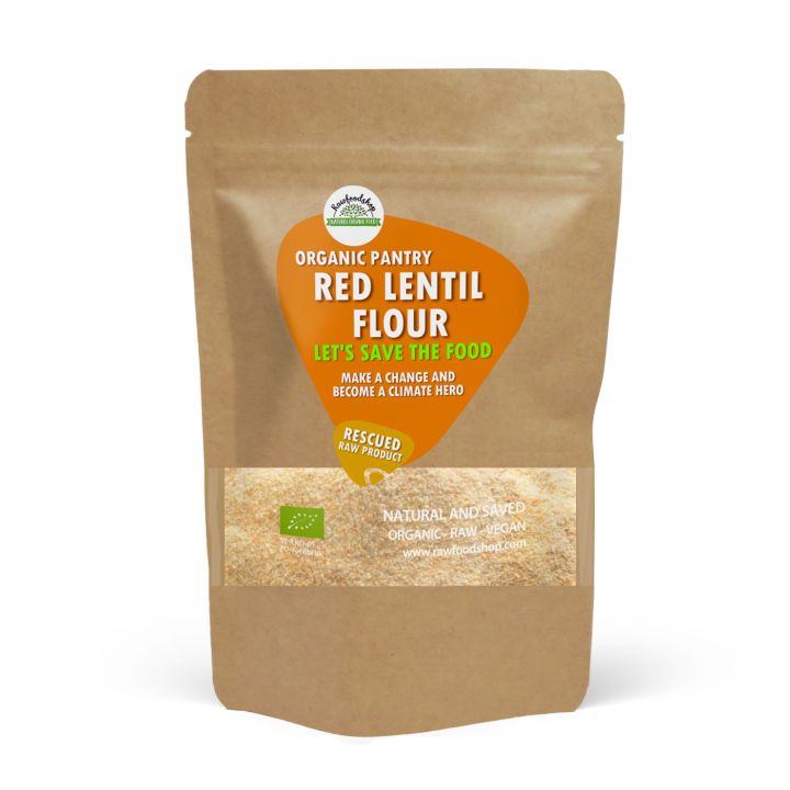 Linsmjöl Rött EKO 1kg i gruppen Råvaror & Dryck / Bakning / Mjöler hos Rawfoodshop Scandinavia AB (SFLINSMJOLROTT011)