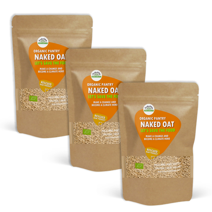 Naken Havre EKO 1kg x 3 paket i gruppen Råvaror & Dryck / Skafferiet / Ris & Korn hos Rawfoodshop Scandinavia AB (SFNHS501-SET3)