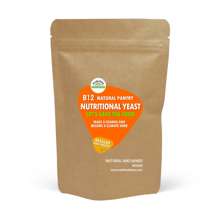 Näringsjäst med B12 250g i gruppen Råvaror & Dryck / Skafferiet / Smaksättning hos Rawfoodshop Scandinavia AB (SFNJB12-1)