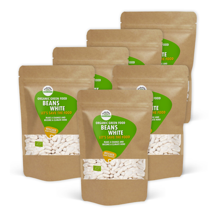 Bönor Vita Medel EKO 1kg x 6 paket i gruppen Råvaror & Dryck / Skafferiet / Baljväxter / Bönor hos Rawfoodshop Scandinavia AB (SFRAW002611SET)