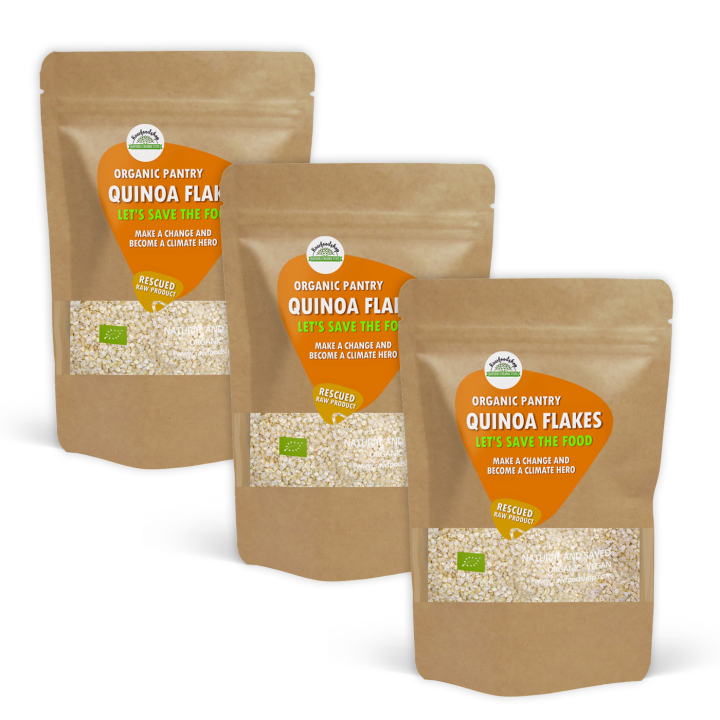 Quinoaflakes EKO 1kg x 3 paket i gruppen Råvaror & Dryck / Bakning / Gryn, flingor & puffar hos Rawfoodshop Scandinavia AB (SFRAW7874321-SET3)
