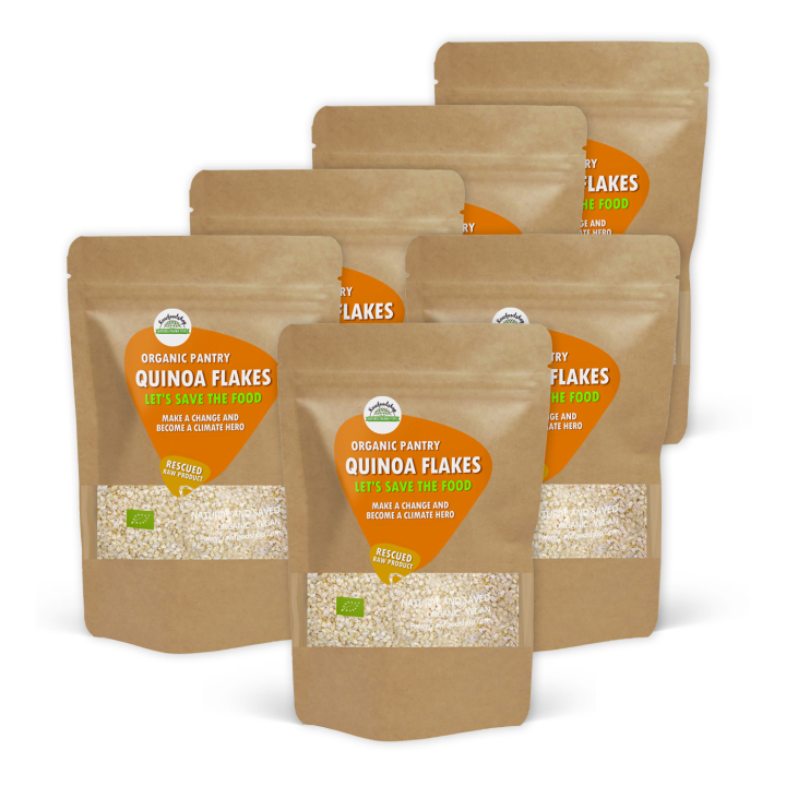 Quinoaflakes EKO 1kg x 6 paket i gruppen Råvaror & Dryck / Bakning / Gryn, flingor & puffar hos Rawfoodshop Scandinavia AB (SFRAW7874321-SET5)