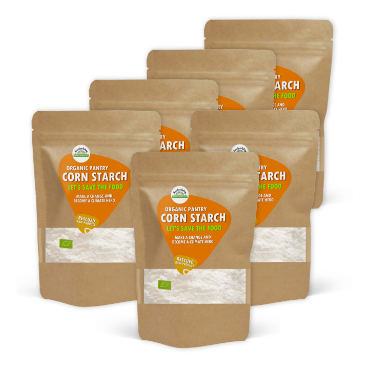 Majsstärkelse EKO 1kg x 6 paket i gruppen Råvaror & Dryck / Bakning / Mjöler hos Rawfoodshop Scandinavia AB (SFRAW936211SET)