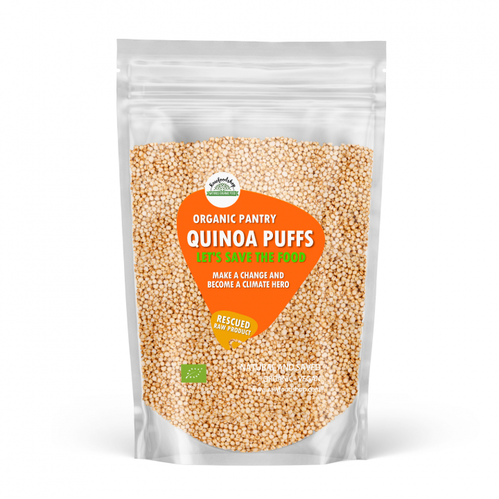 Quinoa puffar EKO 500g i gruppen Råvaror & Dryck / Bak & Matlagning / Granola, Gröt & Puffar hos Rawfoodshop Scandinavia AB (SFRECQUI011)