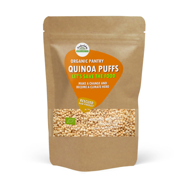 Quinoa puffar EKO 500g i gruppen Råvaror & Dryck / Bak & Matlagning / Granola, Gröt & Puffar hos Rawfoodshop Scandinavia AB (SFRECQUI011)