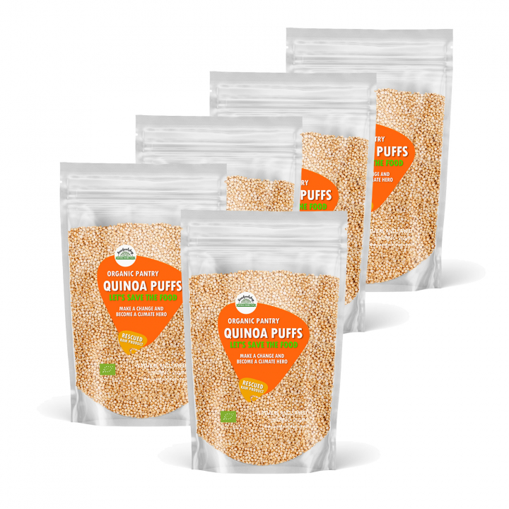 Quinoa puffar EKO 500g 5st paket i gruppen Råvaror & Dryck / Bak & Matlagning / Granola, Gröt & Puffar hos Rawfoodshop Scandinavia AB (SFRECQUI011SET)