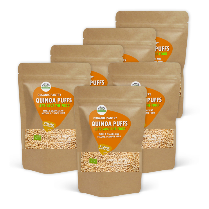 Quinoa puffar EKO 500g 5st paket i gruppen Råvaror & Dryck / Bak & Matlagning / Granola, Gröt & Puffar hos Rawfoodshop Scandinavia AB (SFRECQUI011SET)