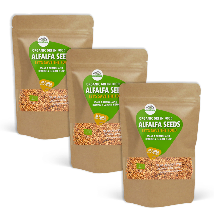 Alfalfafrön EKO 1kg x 3 paket i gruppen OUTLET 20-80% hos Rawfoodshop Scandinavia AB (SFRFRO00011L1000-SET3)