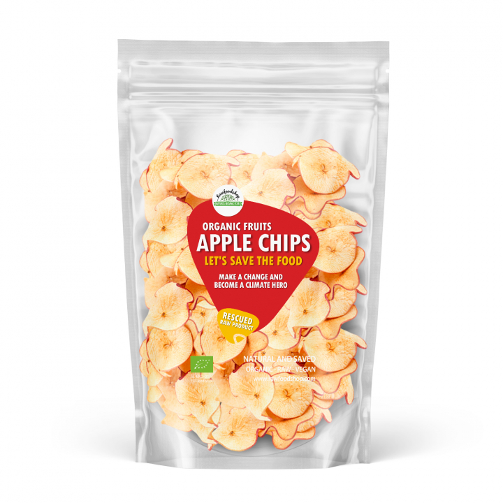 Äpple Chips RAW EKO 500g i gruppen Råvaror & Dryck / Frukt & Bär / Äpple hos Rawfoodshop Scandinavia AB (SFRFRU200636500E)