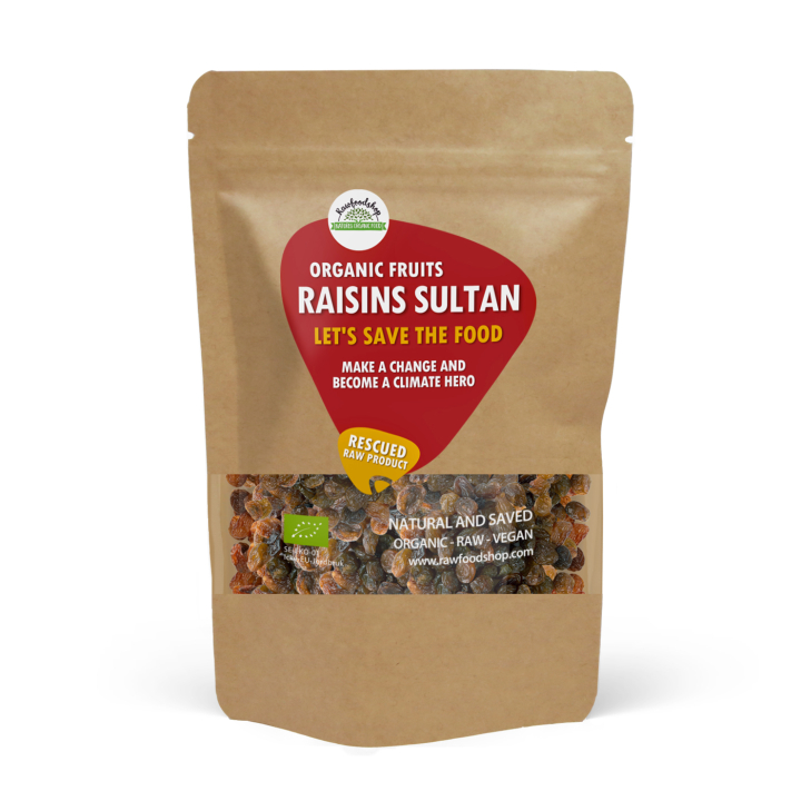 Russin Sultan EKO 1kg i gruppen Råvaror & Dryck / Frukt & Bär / Russin hos Rawfoodshop Scandinavia AB (SFRFRU500476E1)