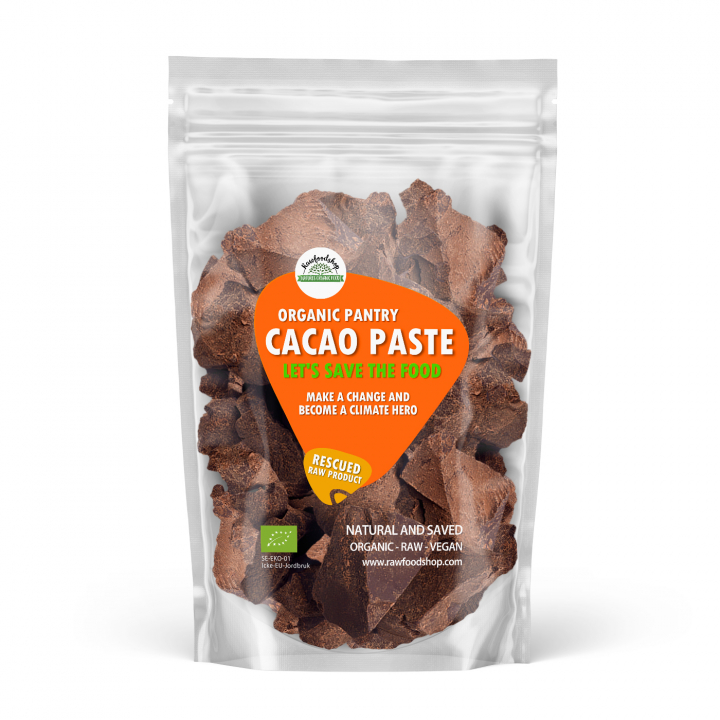 Kakaomassa Raw 100% EKO 1kg i gruppen Råvaror & Dryck / Bak & Matlagning / Kakaoprodukter hos Rawfoodshop Scandinavia AB (SFRKAK1000313E)