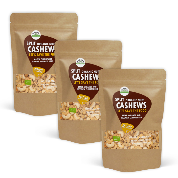 Cashewnötter Delade RAW EKO 1kg x 3 paket i gruppen Råvaror & Dryck / Nötter / Cashewnötter hos Rawfoodshop Scandinavia AB (SFRNOT1000327E-SET3)