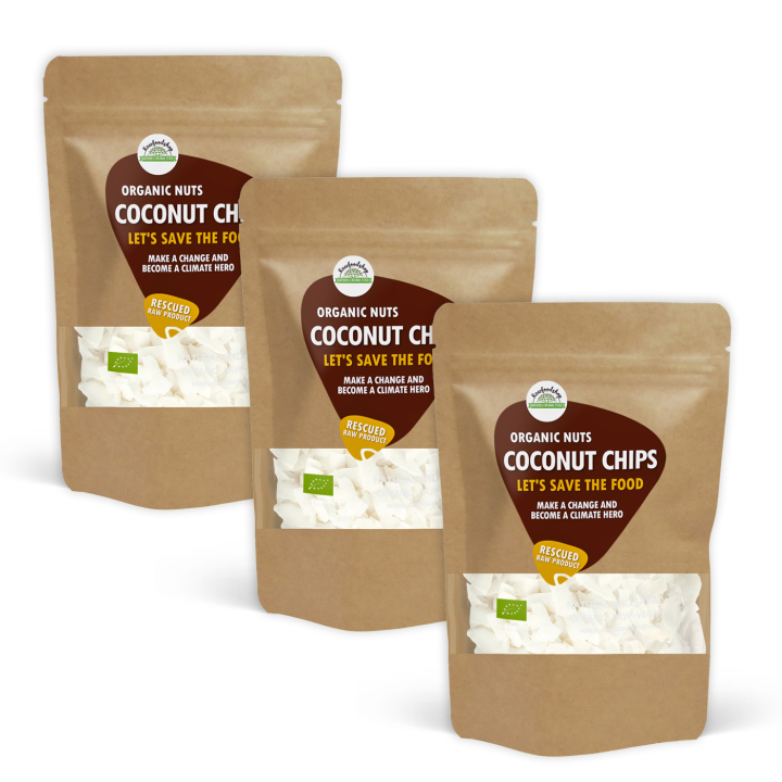Kokoschips RAW EKO 500g x 3 paket i gruppen Råvaror & Dryck / Nötter / Kokos hos Rawfoodshop Scandinavia AB (SFRNOT200411E500-SET3)